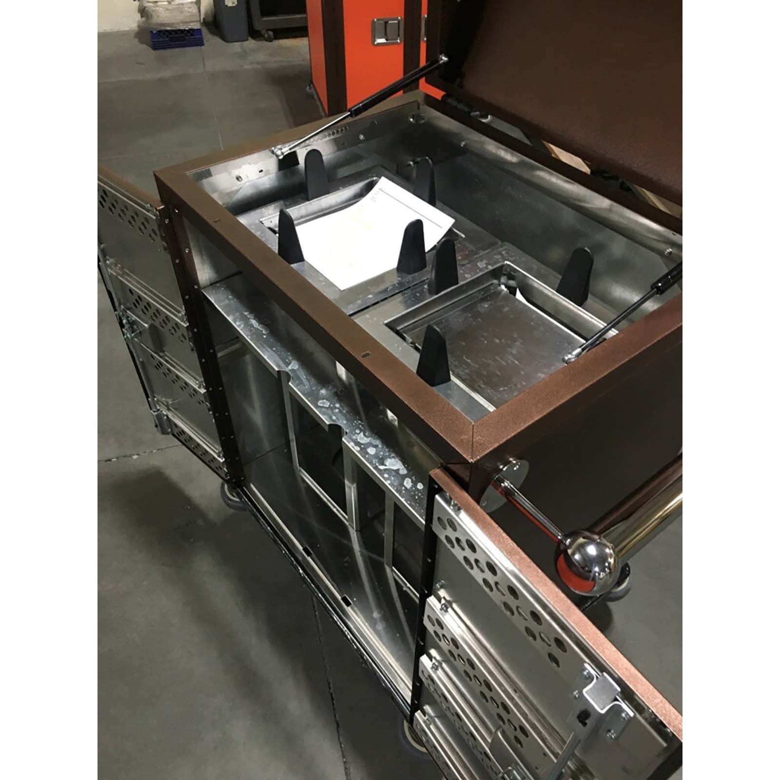 H322342-RS0991 Dish Carts - Cosmopolitan Open Top View