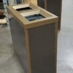 Waste or Waste/Recycle Receptacle