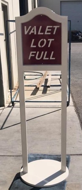 Valet Sign | Innovations Manurfacturing & Distributing